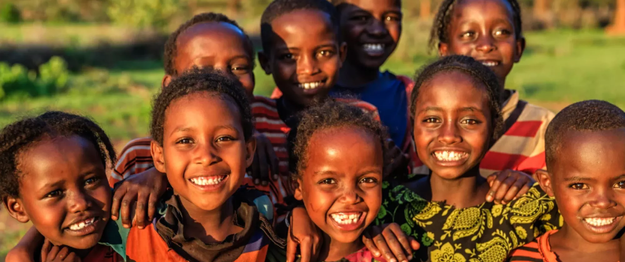 African children smile 